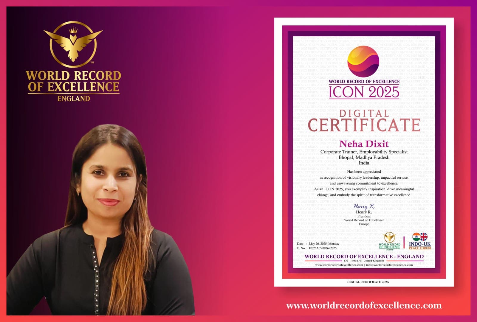 World Record of Excellence - ICON 2025